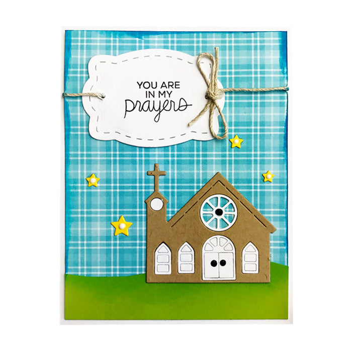 Church Scrapbooking Cutting Die by Wizardi QJ71