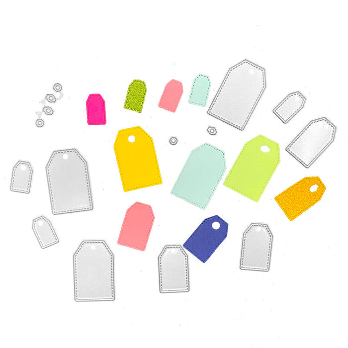 Gift Tags Scrapbooking Cutting Die by Wizardi QJ100