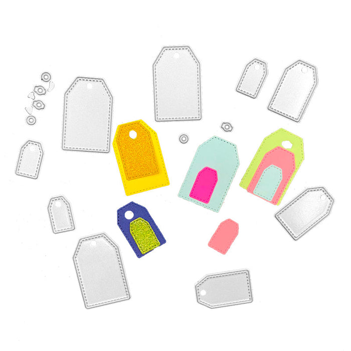 Gift Tags Scrapbooking Cutting Die by Wizardi QJ100