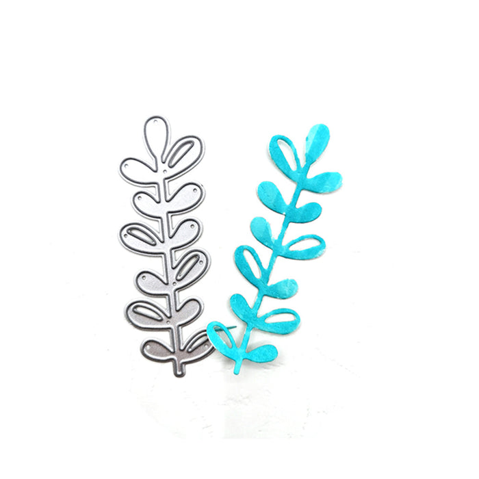 Leaf Branch Scrapbooking Cutting Die by Wizardi QJ121