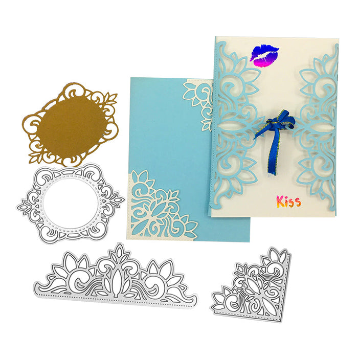 Frames Scrapbooking Cutting Die by Wizardi QJ11