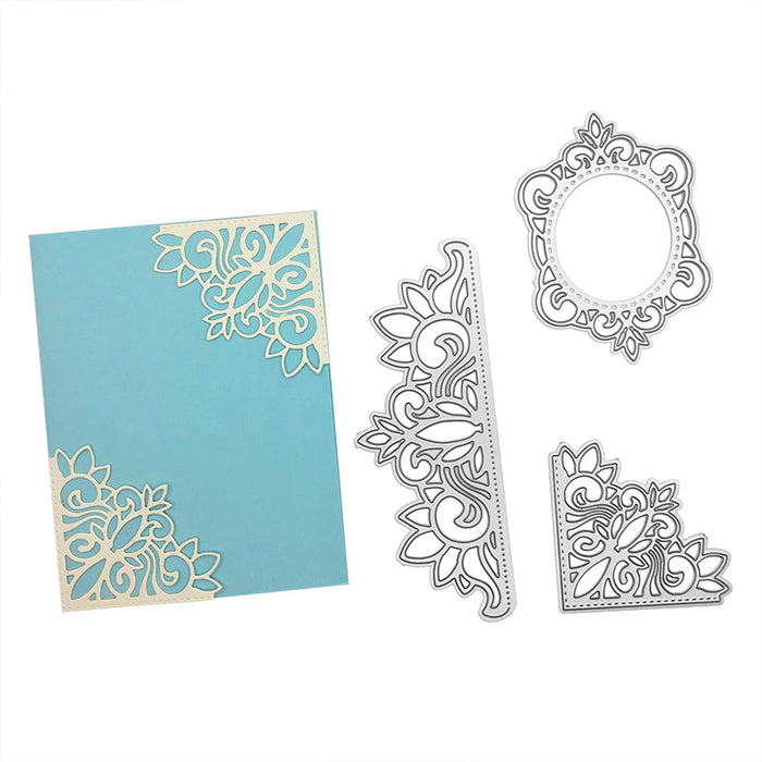 Frames Scrapbooking Cutting Die by Wizardi QJ11