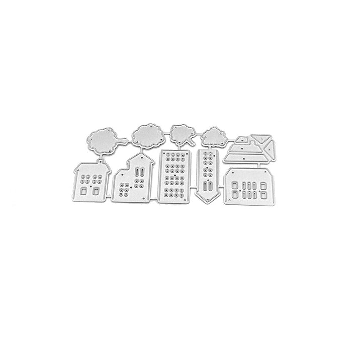 House Tags Scrapbooking Cutting Die by Wizardi QJ125