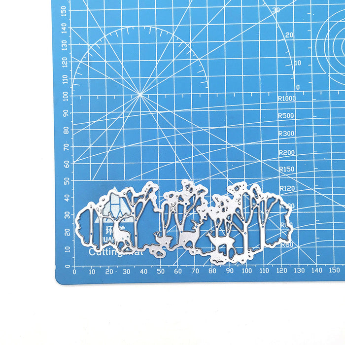 Forest Scene Scrapbooking Cutting Die by Wizardi QJ123
