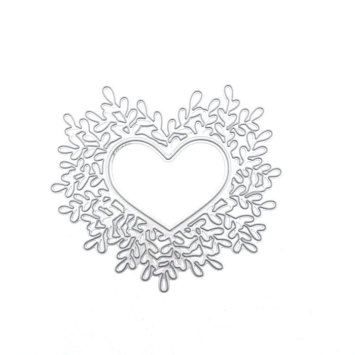 Botanical Heart Scrapbooking Cutting Die by Wizardi QJ64