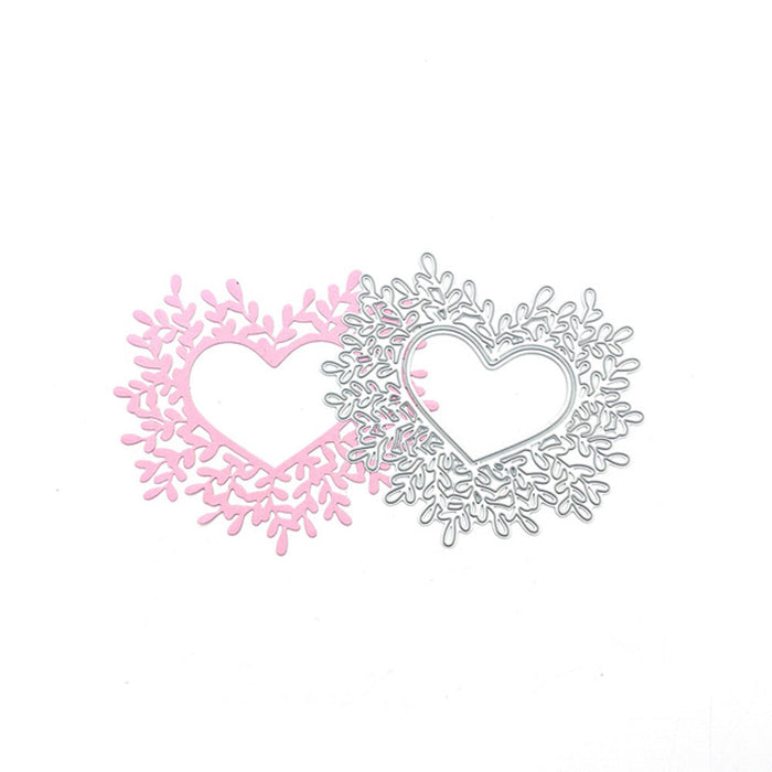 Botanical Heart Scrapbooking Cutting Die by Wizardi QJ64