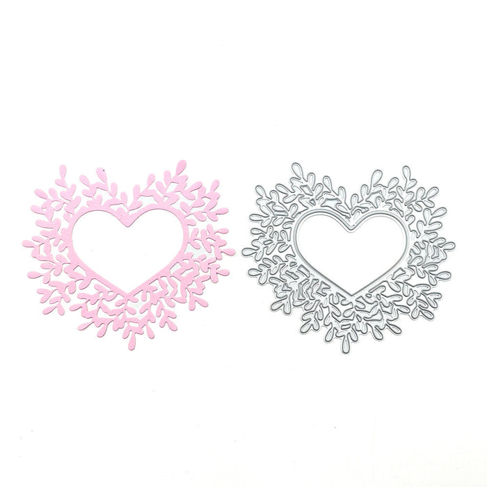 Botanical Heart Scrapbooking Cutting Die by Wizardi QJ64