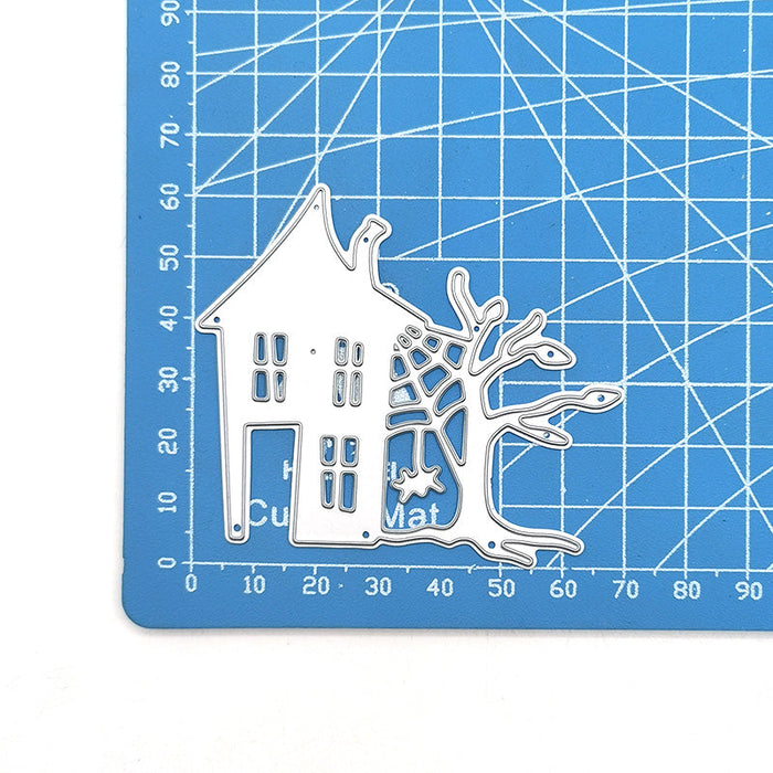 Haunted House Scrapbooking Cutting Die by Wizardi QJ56