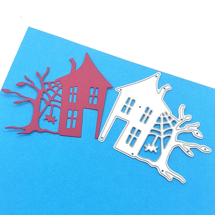 Haunted House Scrapbooking Cutting Die by Wizardi QJ56