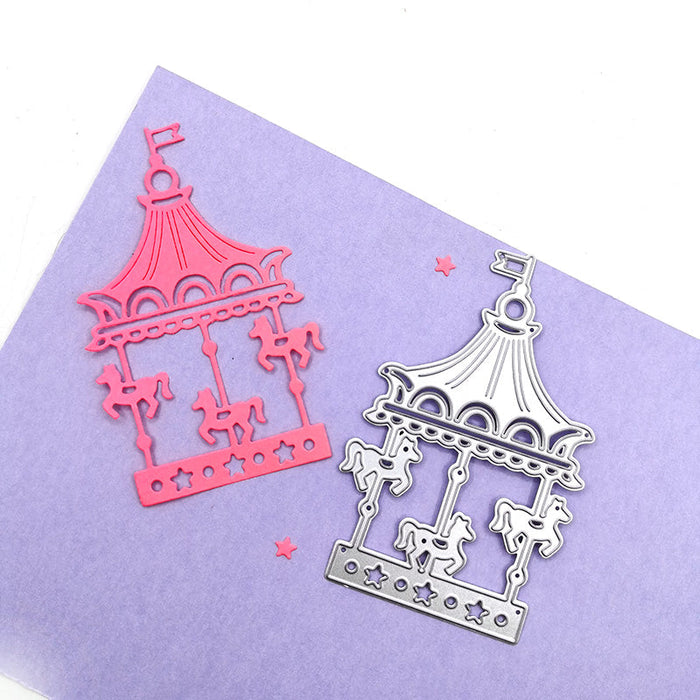 Carousel Scrapbooking Cutting Die by Wizardi QJ59