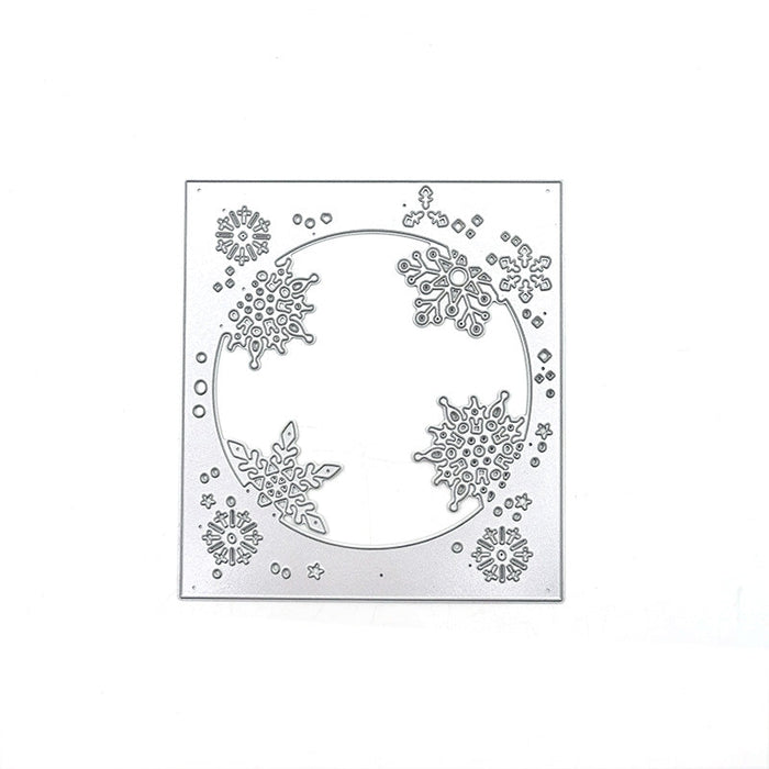 Snowflake Frame Scrapbooking Cutting Die by Wizardi QJ58
