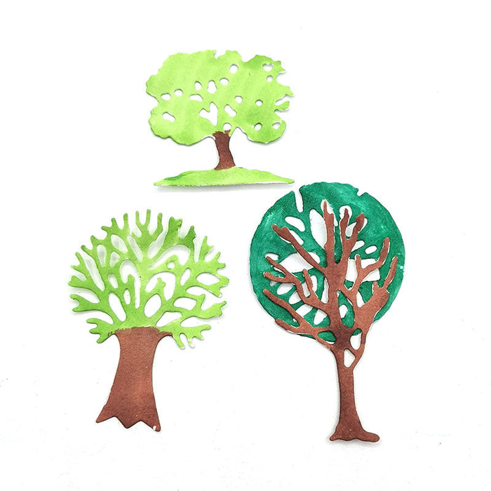 Trees Scrapbooking Cutting Die by Wizardi QJ26