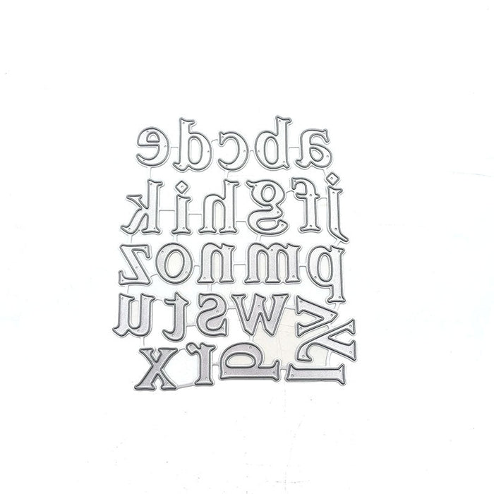 Lowercase Alphabet Scrapbooking Cutting Die by Wizardi QJ34