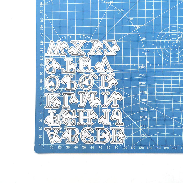Alphabet Scrapbooking Cutting Die by Wizardi QJ31
