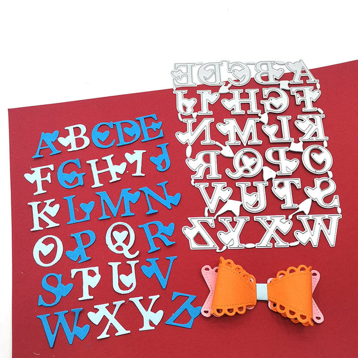Alphabet Scrapbooking Cutting Die by Wizardi QJ31