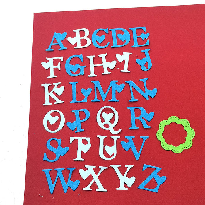 Alphabet Scrapbooking Cutting Die by Wizardi QJ31