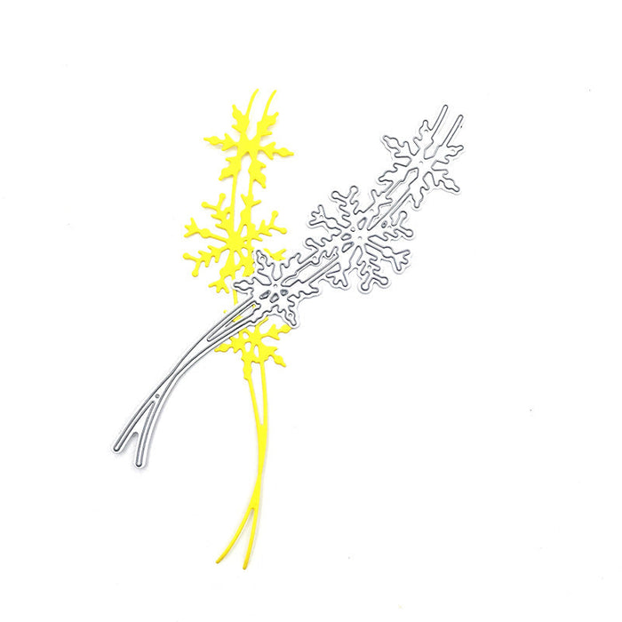 Snowflake Stems Scrapbooking Cutting Die by Wizardi QJ75