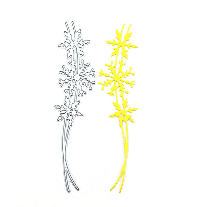 Snowflake Stems Scrapbooking Cutting Die by Wizardi QJ75