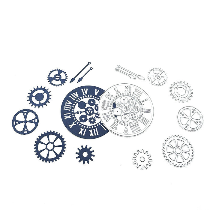 Clock Gears Scrapbooking Carbon Steel Cutting Die QJ73