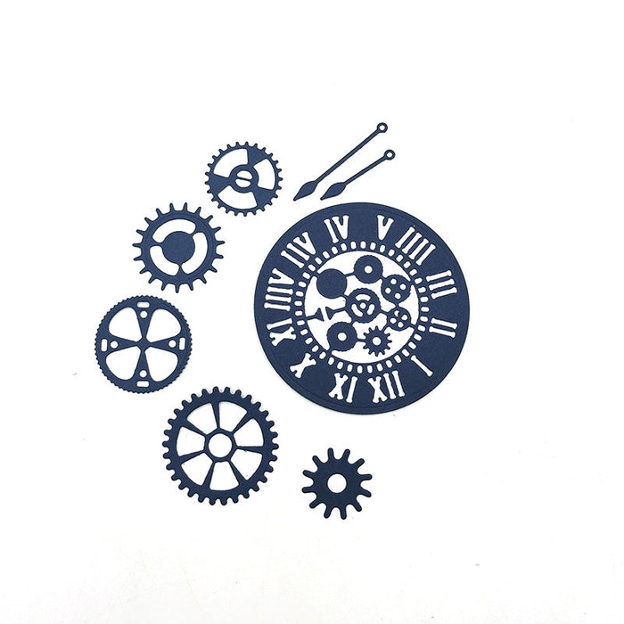 Clock Gears Scrapbooking Carbon Steel Cutting Die QJ73