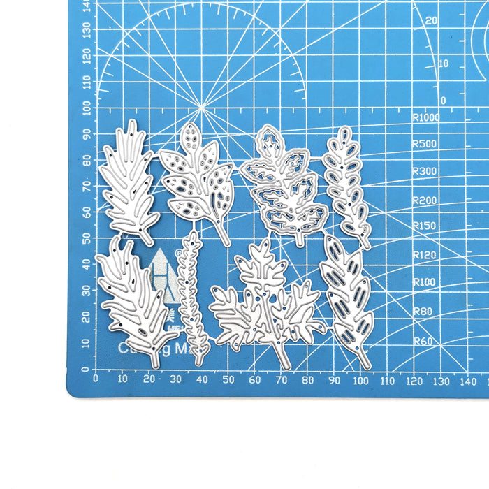 Leaves Scrapbooking Cutting Die by Wizardi QJ74