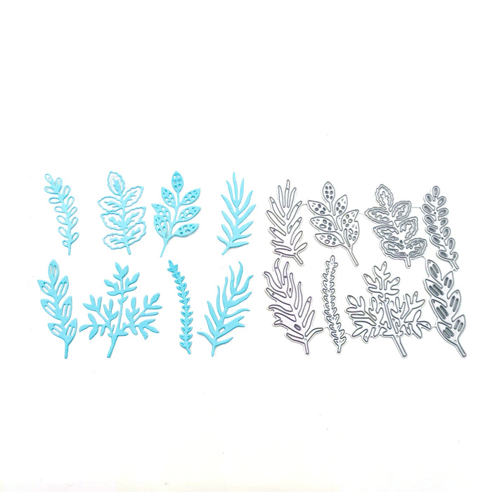 Leaves Scrapbooking Cutting Die by Wizardi QJ74