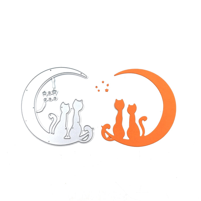 Cats on Mo Scrapbooking Cutting Die by Wizardi QJ96
