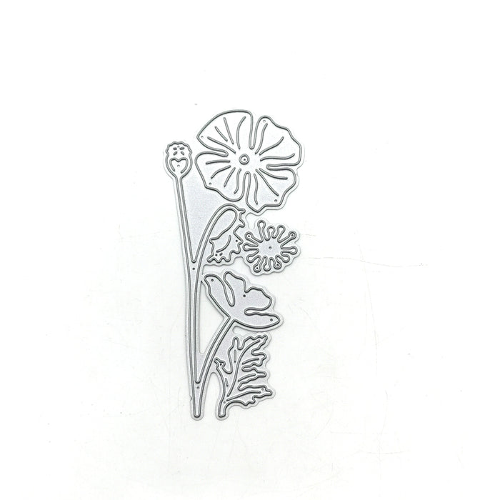 Floral Scrapbooking Cutting Die by Wizardi QJ98