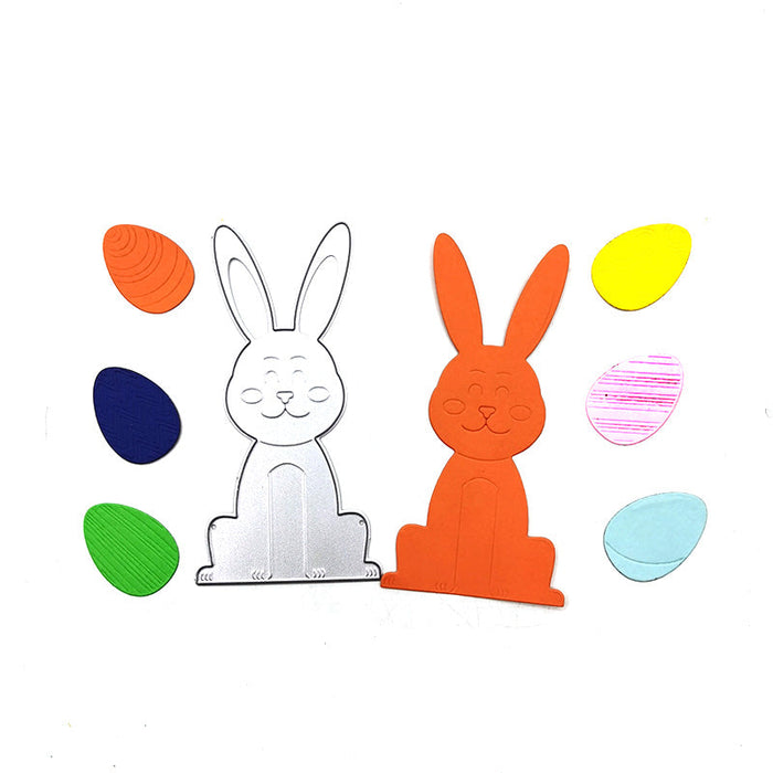 Easter Eggs Bunny Scrapbooking Cutting Die by Wizardi QJ115