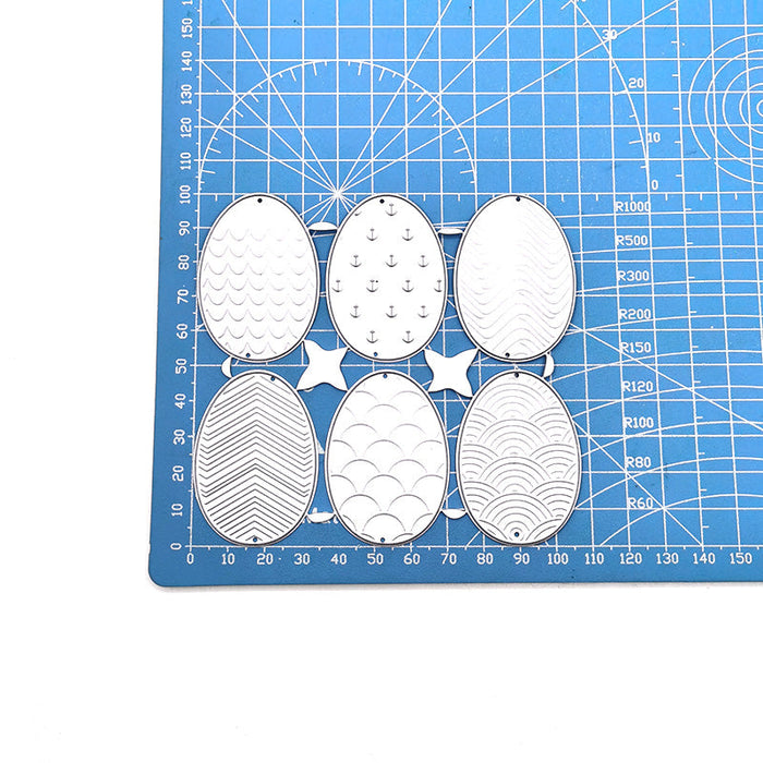 Easter Eggs Scrapbooking Cutting Die by Wizardi QJ116