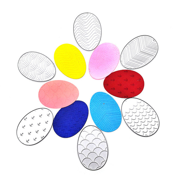 Easter Eggs Scrapbooking Cutting Die by Wizardi QJ116