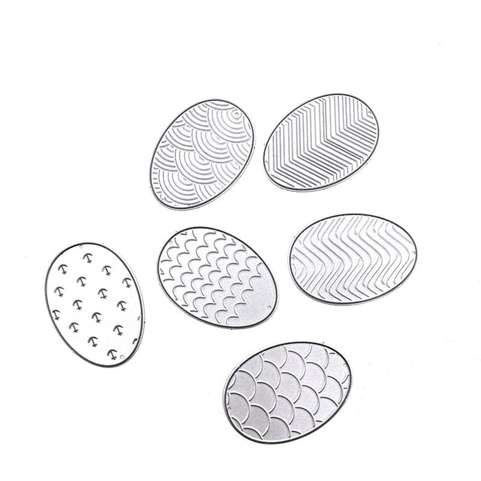 Easter Eggs Scrapbooking Cutting Die by Wizardi QJ116