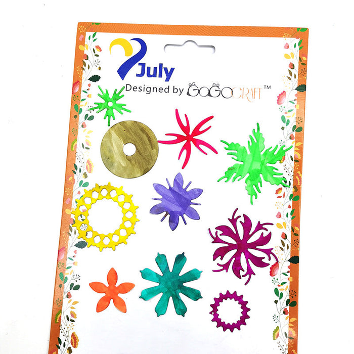 Snowflake Scrapbooking Cutting Die by Wizardi QJ106