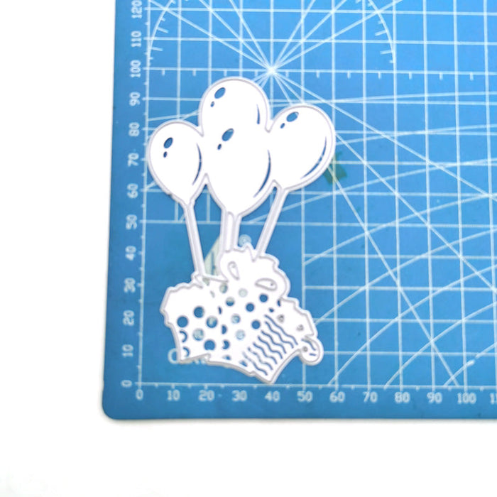 Birthday Balloons Scrapbooking Cutting Die by Wizardi QJ54