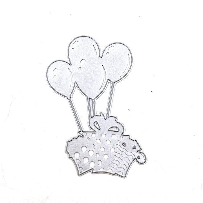 Birthday Balloons Scrapbooking Cutting Die by Wizardi QJ54