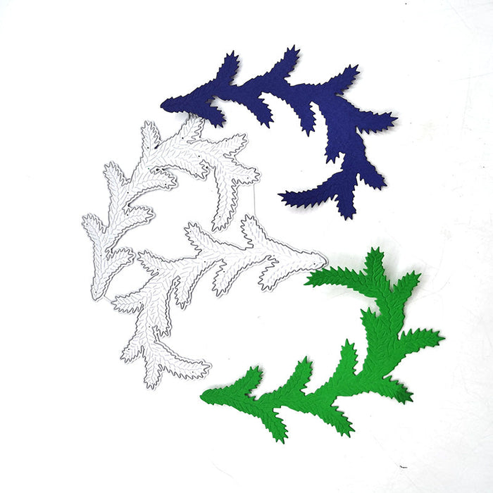 Pine Branch Scrapbooking Cutting Die by Wizardi QJ50