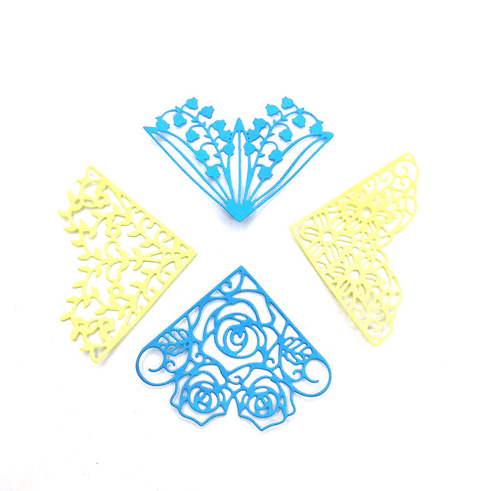Floral Frame Scrapbooking Cutting Die by Wizardi QJ78