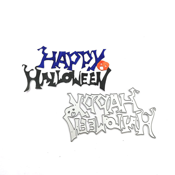 Happy Halloween Scrapbooking Cutting Die by Wizardi QJ40