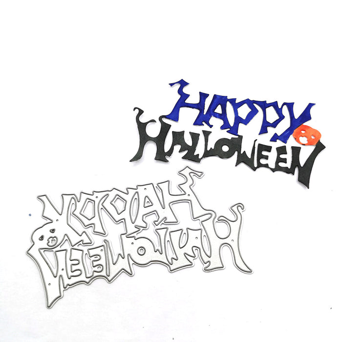 Happy Halloween Scrapbooking Cutting Die by Wizardi QJ40