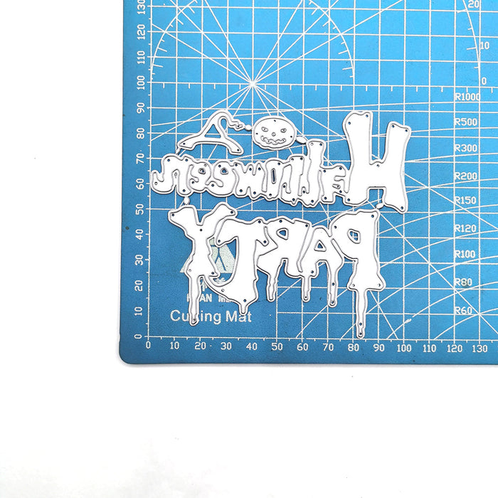 Halloween Party Scrapbooking Cutting Die by Wizardi QJ42