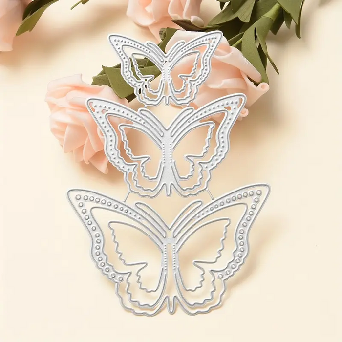 Butterflies Scrapbooking Cutting Die by Wizardi QJ103
