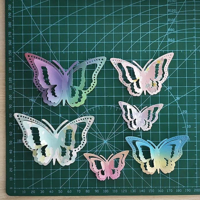 Butterflies Scrapbooking Cutting Die by Wizardi QJ103