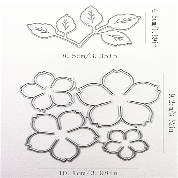 Leaves Scrapbooking Cutting Die by Wizardi QJ19