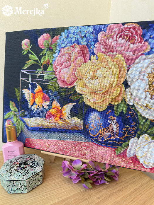 Silent Dialogue K-282 Counted Cross-Stitch Kit