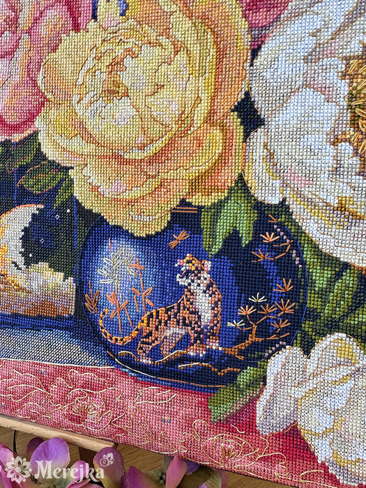 Silent Dialogue K-282 Counted Cross-Stitch Kit