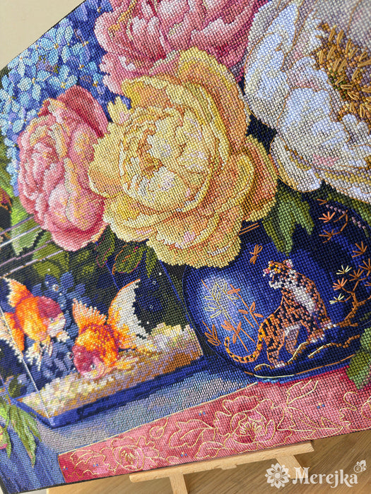 Silent Dialogue K-282 Counted Cross-Stitch Kit
