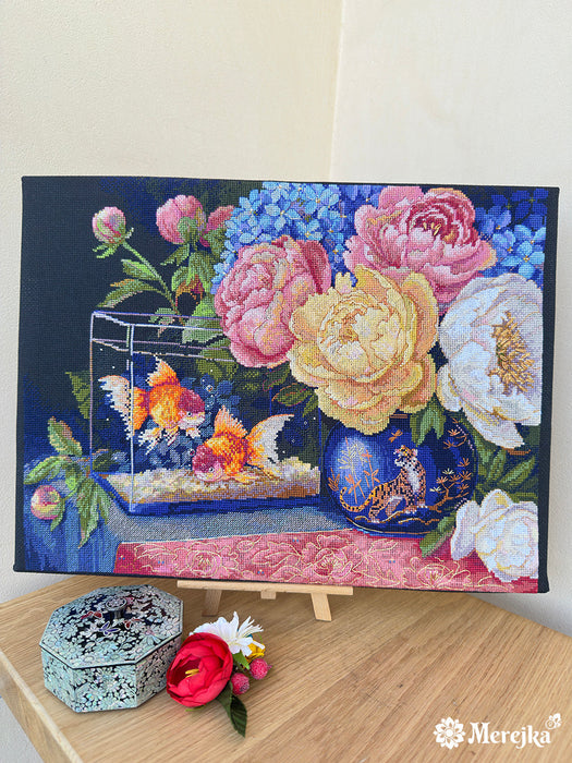 Silent Dialogue K-282 Counted Cross-Stitch Kit