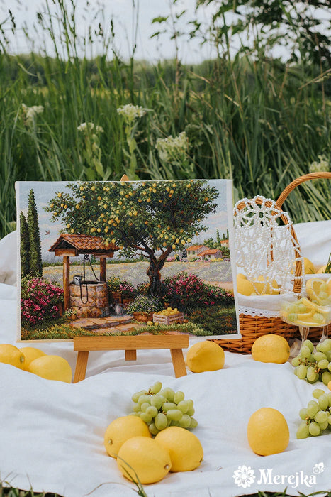 Under the Lemon Tree K-304 Counted Cross-Stitch Kit