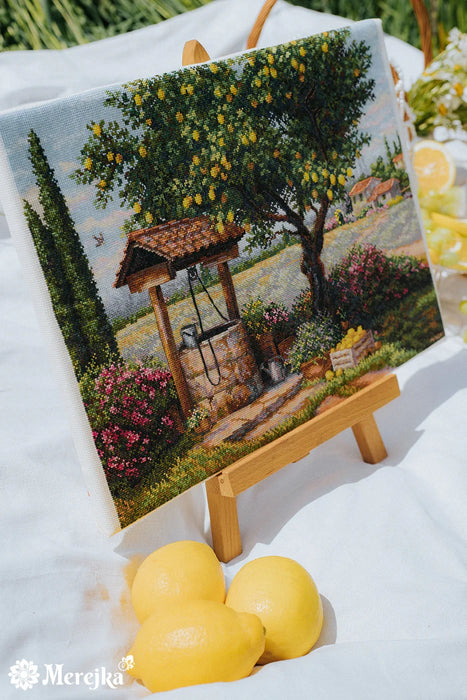 Under the Lemon Tree K-304 Counted Cross-Stitch Kit
