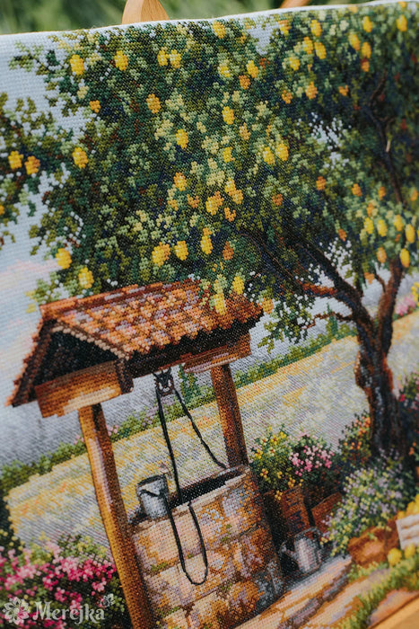 Under the Lemon Tree K-304 Counted Cross-Stitch Kit